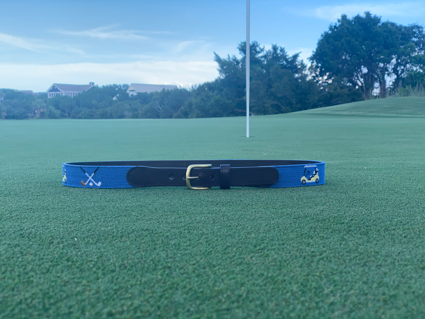 Golf Needlepoint Belt