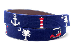 Custom Needlepoint Belt