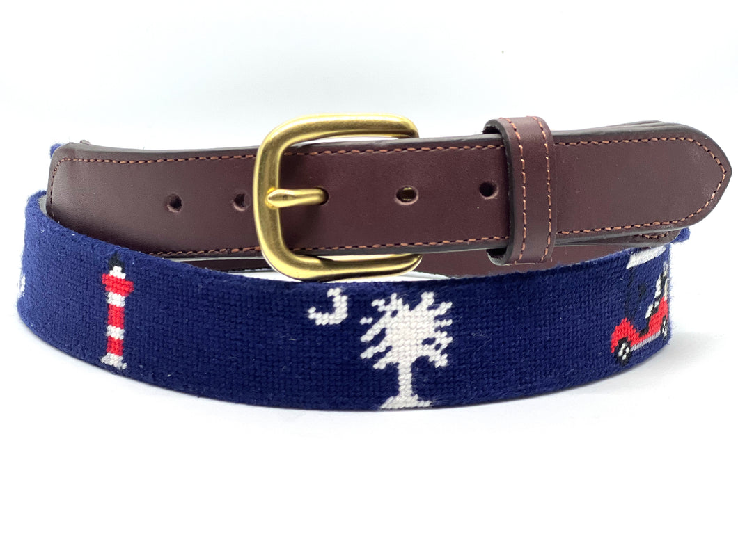 Custom Needlepoint Belt