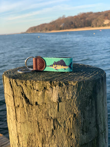 Sport Fish Needlepoint Key Fob