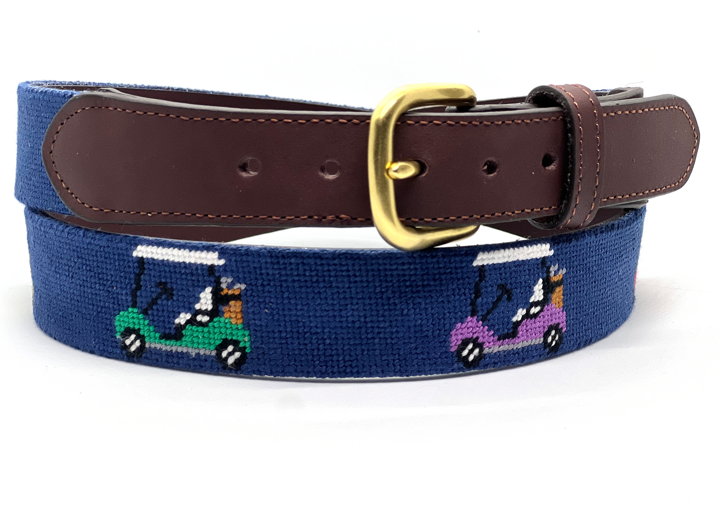 Cart Fee Needlepoint Belt