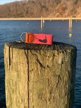 Load image into Gallery viewer, Nantucket Pink Needlepoint Key Fob
