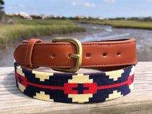 Load image into Gallery viewer, Navajo Diamond Needlepoint Belt
