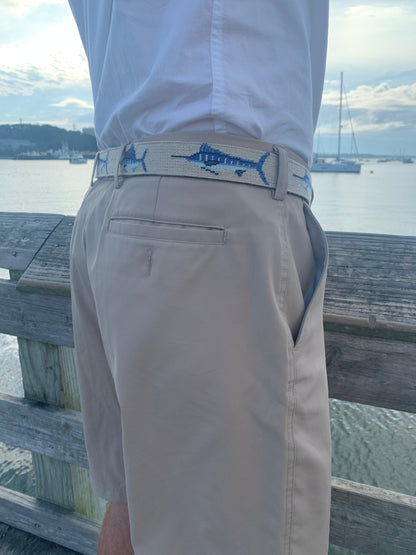 Needlepoint Sport Fish Belt