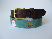 Load image into Gallery viewer, Christmas Needlepoint Belt

