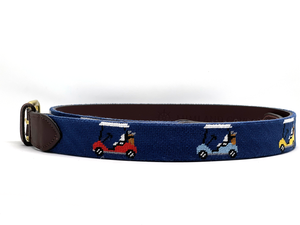 Cart Fee Needlepoint Belt