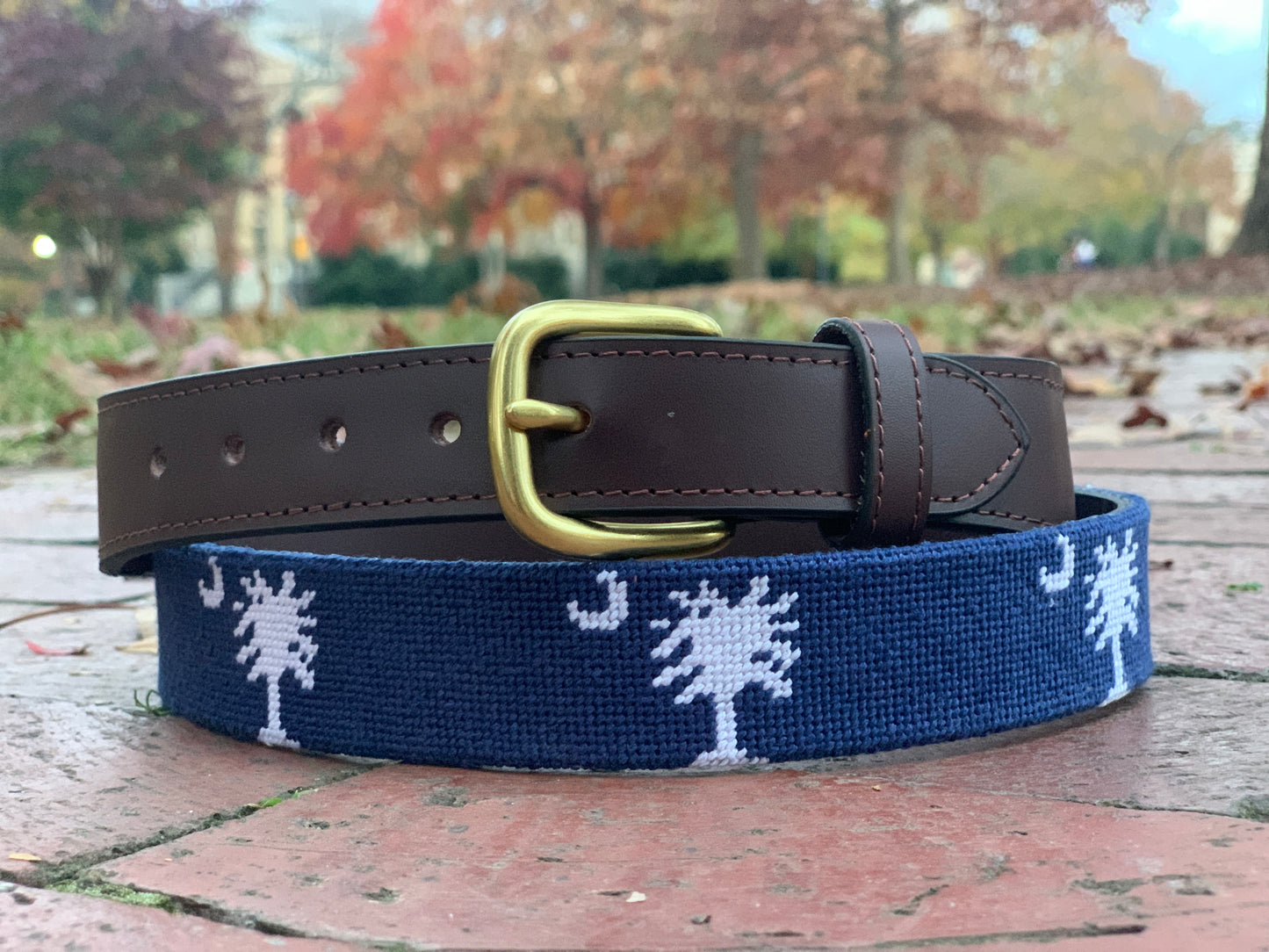 South Carolina Needlepoint Belt